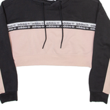 ADIDAS ORIGINALS Cropped Womens Pink Hoodie UK 6