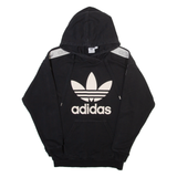 ADIDAS ORIGINALS Womens Black Hoodie UK 8