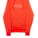 TOMMY HILFIGER Mens Orange Hoodie XS