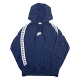 NIKE Mens Blue Hoodie S