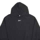 REEBOK Womens Black Hoodie M