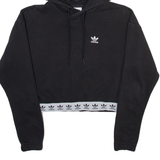 ADIDAS ORIGINALS Womens Black Hoodie UK 8