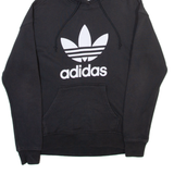 ADIDAS ORIGINALS Womens Black Hoodie UK 4