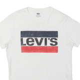 LEVI'S Mens T-Shirt White S