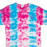 GILDAN Mens Tie Dye T-Shirt Pink S
