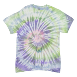 IRIE VIBES Mens Tie Dye T-Shirt Purple M