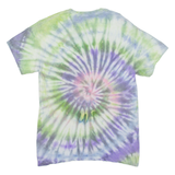 IRIE VIBES Mens Tie Dye T-Shirt Purple M