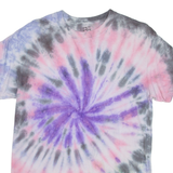 IRIE VIBES Mens Tie Dye T-Shirt Purple M