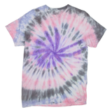 IRIE VIBES Mens Tie Dye T-Shirt Purple M