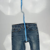 505 Levis Jeans - 34W 30L Blue Denim