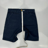 Carhartt Carpenter Shorts - 35W 10L Navy Cotton