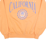 PULL&BEAR California Womens Sweatshirt Orange USA XS
