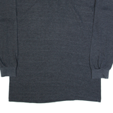 WILD WIND Womens Sweatshirt Grey 1/4 Zip M