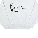 KARL KANI Oversized Cropped Womens Sweatshirt White S