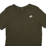 NIKE Mens T-Shirt Green L