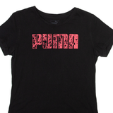 PUMA Womens T-Shirt Black UK 10