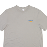 REEBOK Mens T-Shirt Grey S