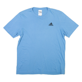 ADIDAS Mens T-Shirt Blue S