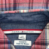 Tommy Hilfiger Checked Shirt - Large Blue Cotton