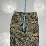 Cabelas Camo Cargo Trousers - 36W 30L Green Cotton