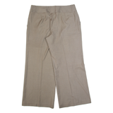 MONSOON Womens Trousers Beige Relaxed Wide-Leg W36 L30