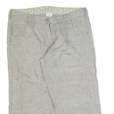 WHITE STUFF 3/4 Length Womens Trousers Beige Regular Straight W32 L21
