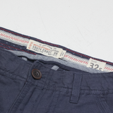 FAT FACE Womens Trousers Blue Slim Tapered Linen W32 L28