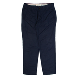 FAT FACE Womens Trousers Blue Slim Tapered Linen W32 L28