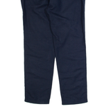 FAT FACE Womens Trousers Blue Slim Tapered Linen W32 L28