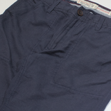 FAT FACE Womens Trousers Blue Slim Tapered Linen W32 L28