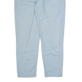 GAP Khaki Womens Trousers Blue Slim Straight Linen W32 L28