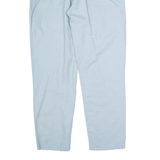 GAP Khaki Womens Trousers Blue Slim Straight Linen W32 L28