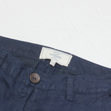 FAT FACE 3/4 Length Womens Trousers Blue Regular Tapered Linen W26 L24