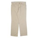 WRANGLER Mens Trousers Beige Regular Straight W34 L30