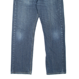 LEVI'S 505 Jeans Mens Blue Regular Straight Stone Wash W34 L30