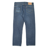 LEVI'S 505 Jeans Mens Blue Regular Straight Stone Wash W34 L30