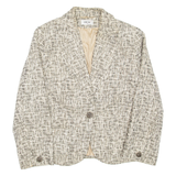 EMINE Womens Blazer Coat Beige UK 14