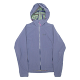 JACK WOLFSKIN Womens Rain Jacket Blue Hooded UK 10