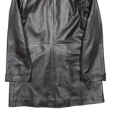 VERA PELLE Womens Jacket Black Leather L