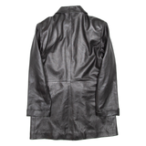 VERA PELLE Womens Jacket Black Leather L