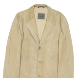 POLLINI Mens Overcoat Jacket Beige L