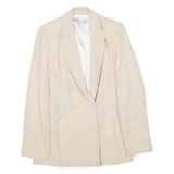 ZARA Womens Blazer Coat Beige M