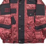 ALASKA Mens Jacket Maroon L