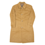 PAUL KEHL Mens Overcoat Coat Brown L