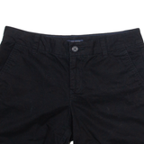 TOMMY HILFIGER Womens Chino Shorts Black S W32
