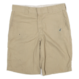 DICKIES Mens Workwear Shorts Beige Relaxed L W36