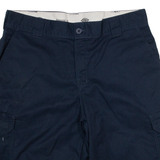 DICKIES Mens Cargo Shorts Blue Relaxed L W36