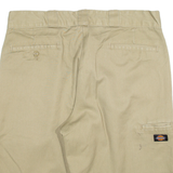 DICKIES Mens Workwear Shorts Beige Relaxed L W36