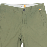 TIMBERLAND Mens Workwear Shorts Green M W30