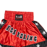 Kickboxing Mens Sports Shorts Red M W24